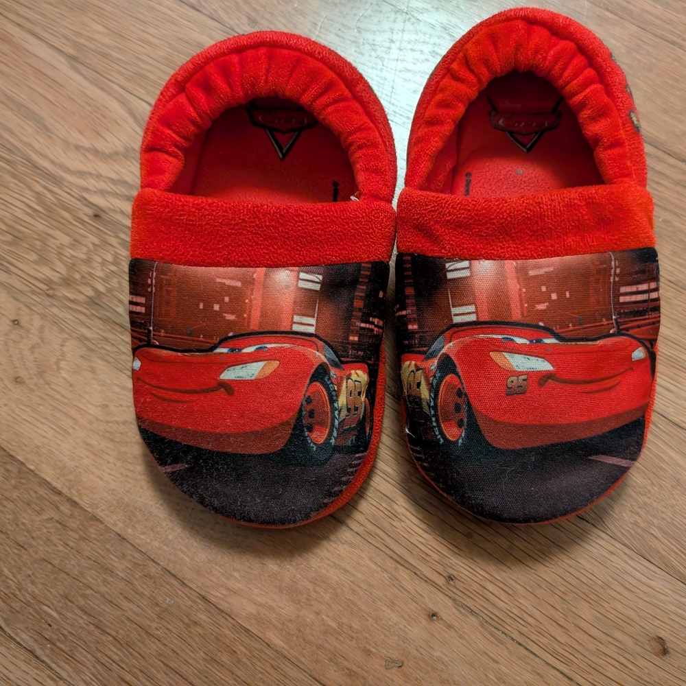 Disney Red Cars Kids Slippers